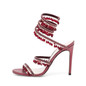 Serpentina Crystal Silk Sandals