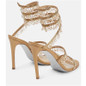 Serpentina Crystal Silk Sandals
