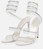 Serpentina Crystal Silk Sandals