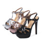 Grrly Grrls Roman Luxe T-Bar Platforms  