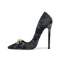 Grrly Grrls Indigo Chainpoint Heels 
