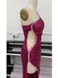 Grrly Grrls  One Shoulder Mesh Sequined Dress 