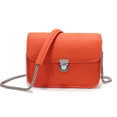 Candy Luxe – Mini Leather Chain Shoulder Bag - Grrly Grrls