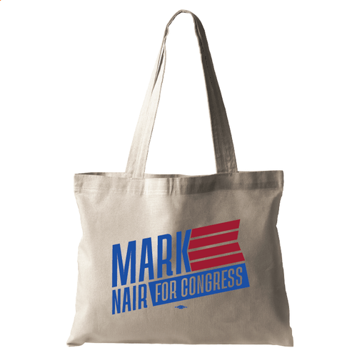 Mark Nair For Congress (Natural Canvas Tote)