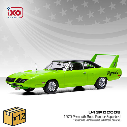 IXO-U43RDC008 -1970 Plymouth Road Runner Superbird -PK12