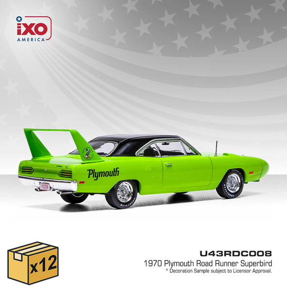 IXO-U43RDC008 -1970 Plymouth Road Runner Superbird -PK12