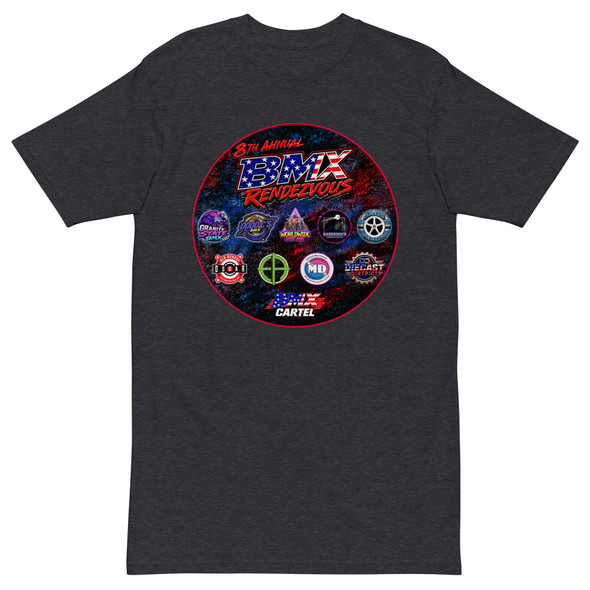 8th Annual BMX Rendezvous Men’s premium heavyweight tee