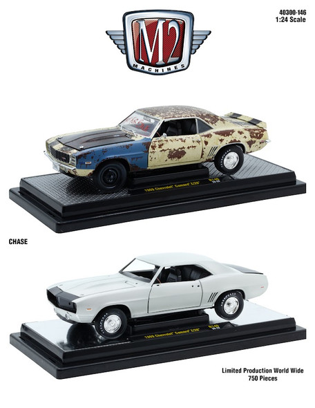 M2-40300-146 B 1/24 Scale 1969 Chevrolet Camaro Z/28 PK4