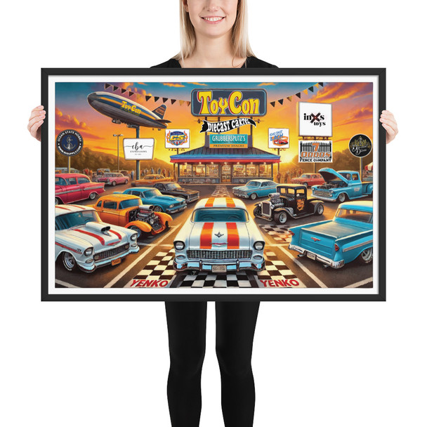 Toy Con Of The Northeast 2025 Framed Photo Paper Poster