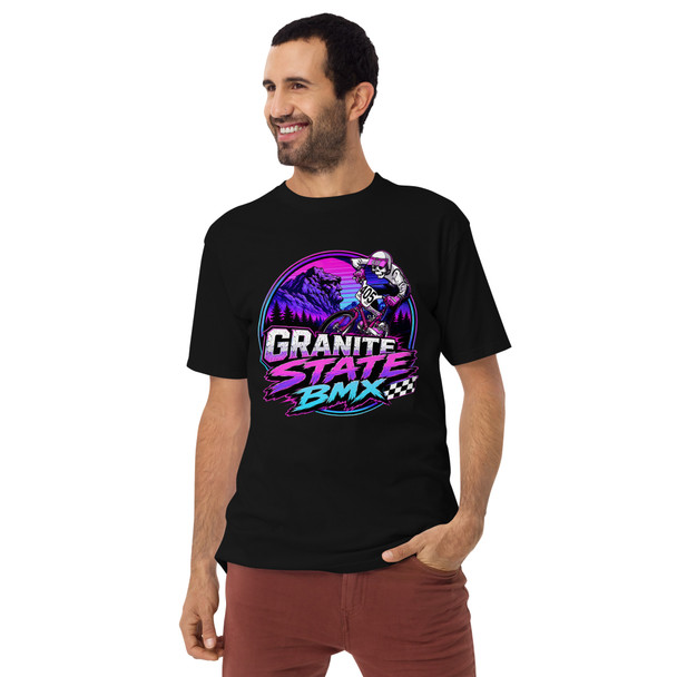 Granite State BMX Men’s premium heavyweight tee