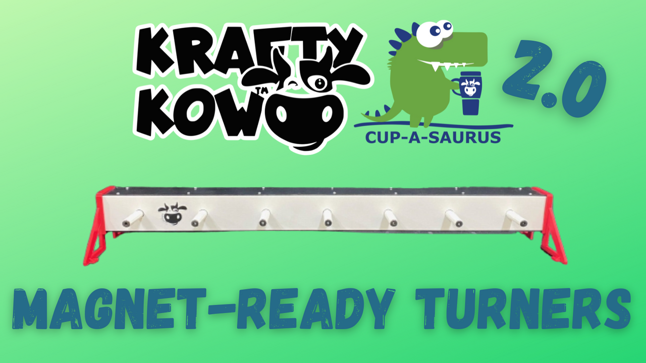 Cup-A-Saurus® Tar Pit - Dual Epoxy Mixer - Krafty Kow