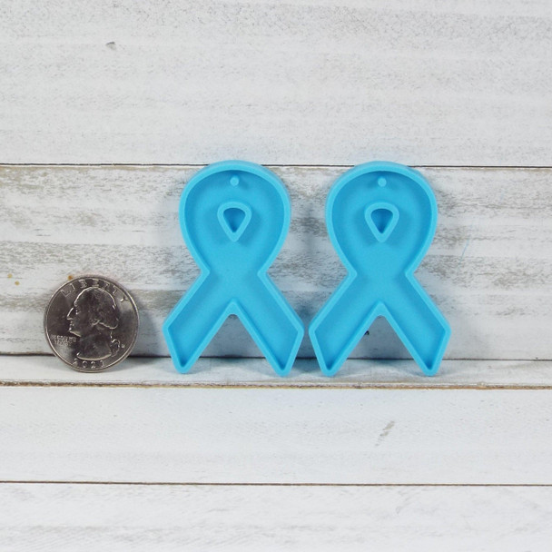 Earrings - Awareness Ribbon - Krafty Kow Supplies Co