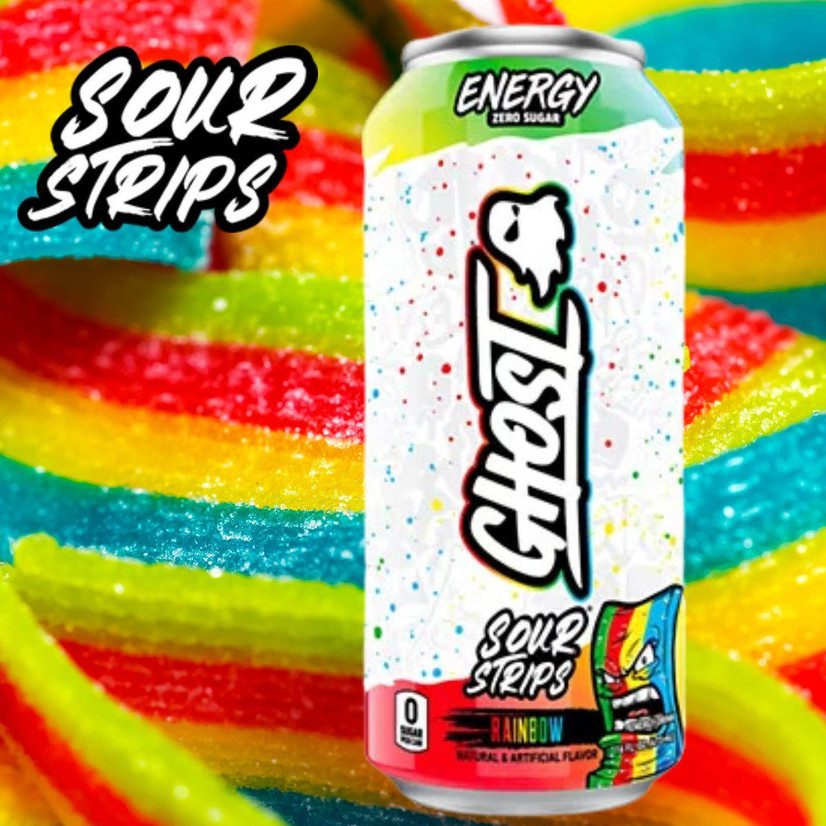 Ghost Energy Drinks Getting All New Official Sour Strips Candy Flavor