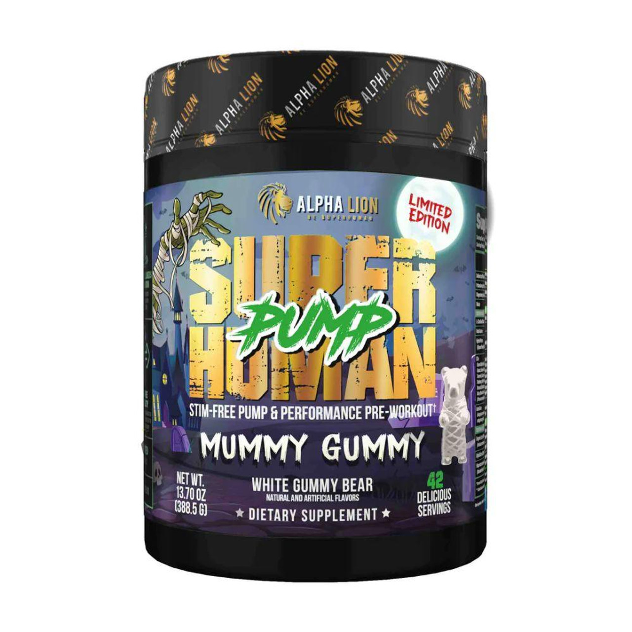 Alpha Lion SuperHuman Pump 42 Servings Savage Non-Stim Pump Inducer