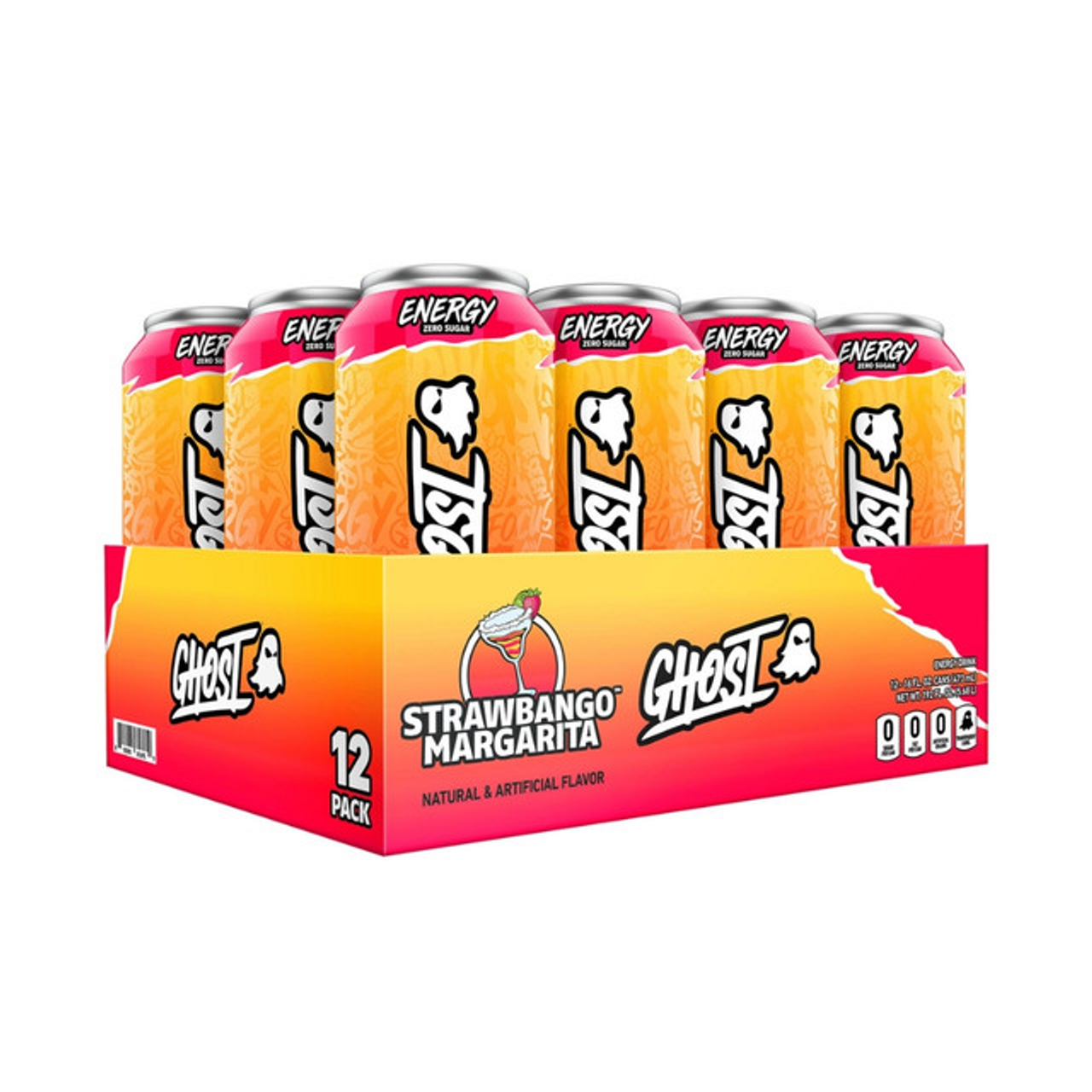 GHOST Energy Drink- Zero Sugar - SOUR PATCH KIDS BLUE RASPBERRY