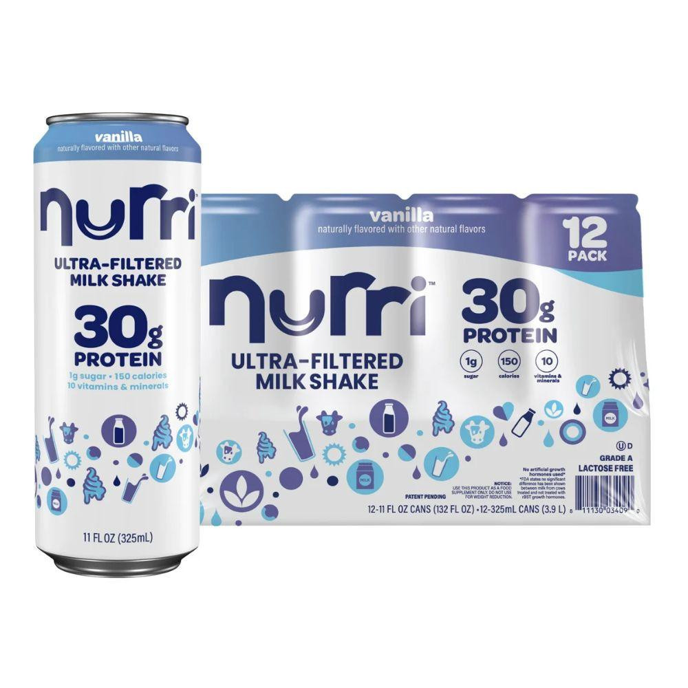 Nurri Protein Shakes Vanilla 12 Pack - Best Price Nutrition