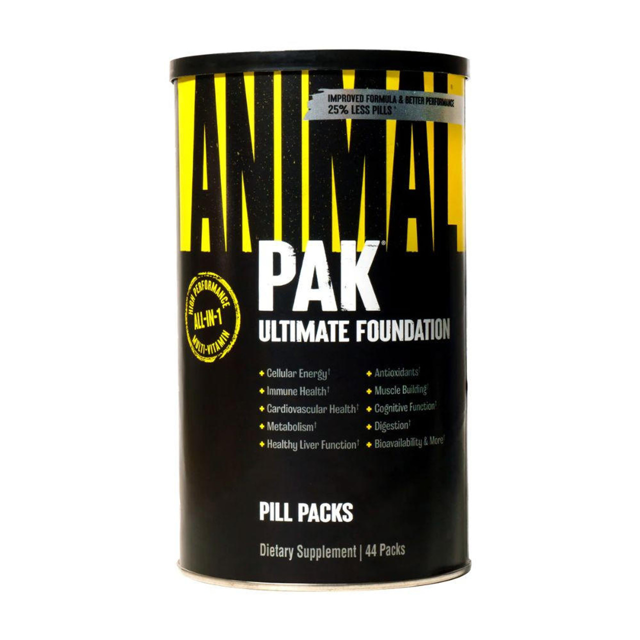Universal Nutrition Animal Pak Sports Nutrition Multivitamin Supplement 44  Count 
