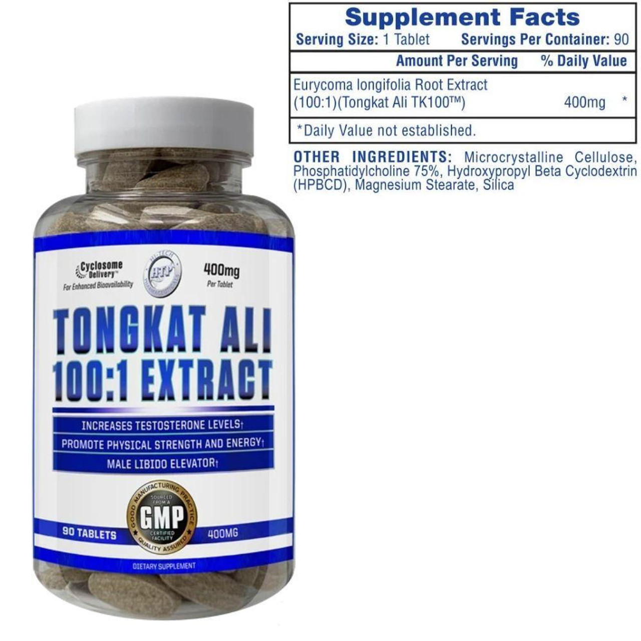 Hi-Tech Pharmaceuticals Tongkat Ali Extract 100:1 90 Tablets