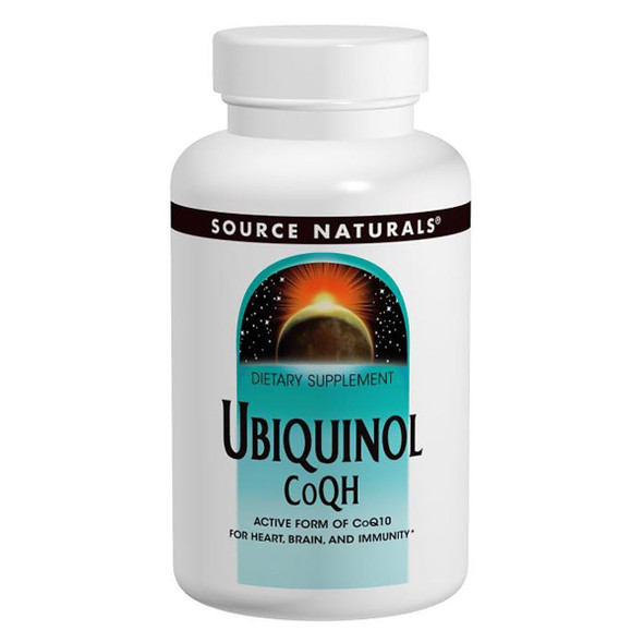  Source Naturals Ubiquinol CoQH 100mg 30 Gels 