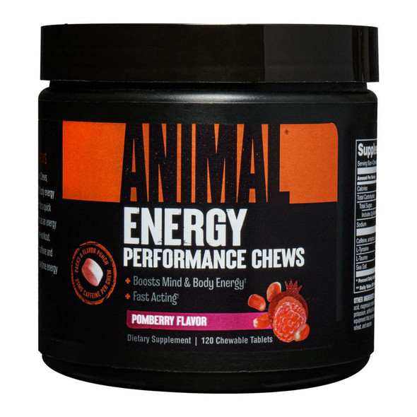  Universal Animal Pre-Energy Chews 120 Tablets 