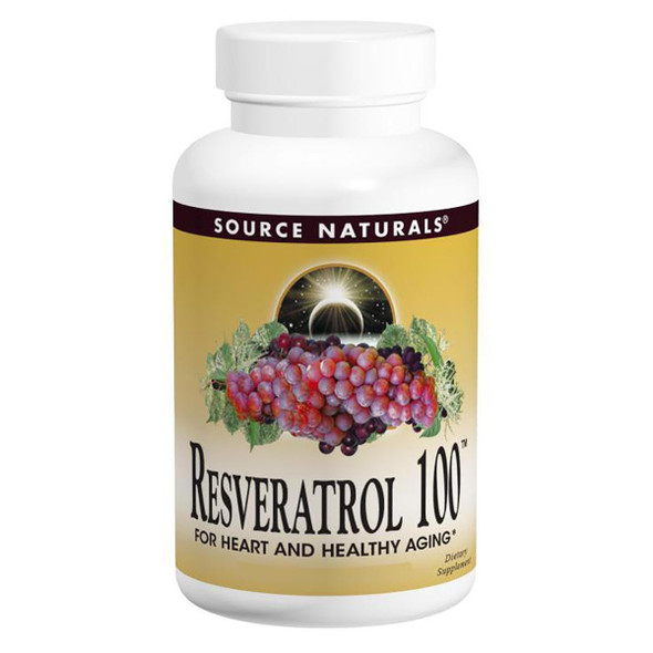  Source Naturals Resveratrol 100mg 120 Caps 