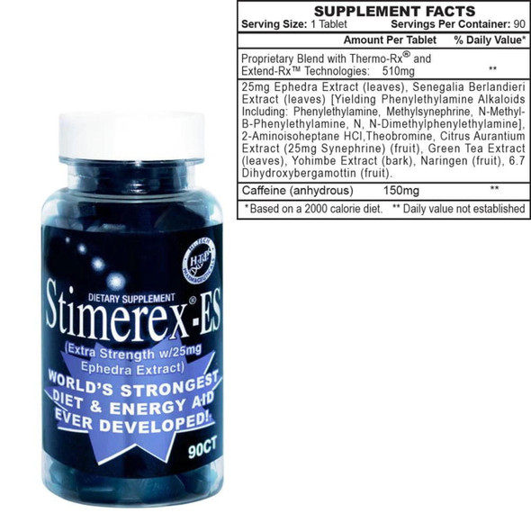  Hi-Tech Pharmaceuticals Stimerex-ES 90 Tabs 