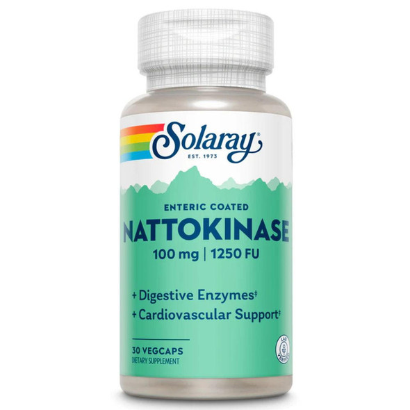  Solaray Nattokinase 100mg 30 Veg Caps 