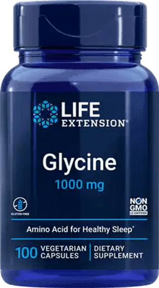  Life Extension Glycine 1000mg 100 Caps 
