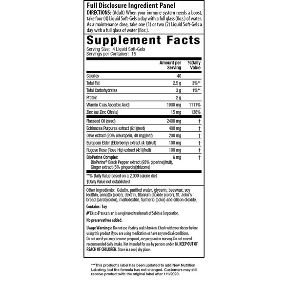  Irwin Naturals Mega Vita-C 60 Softgels 