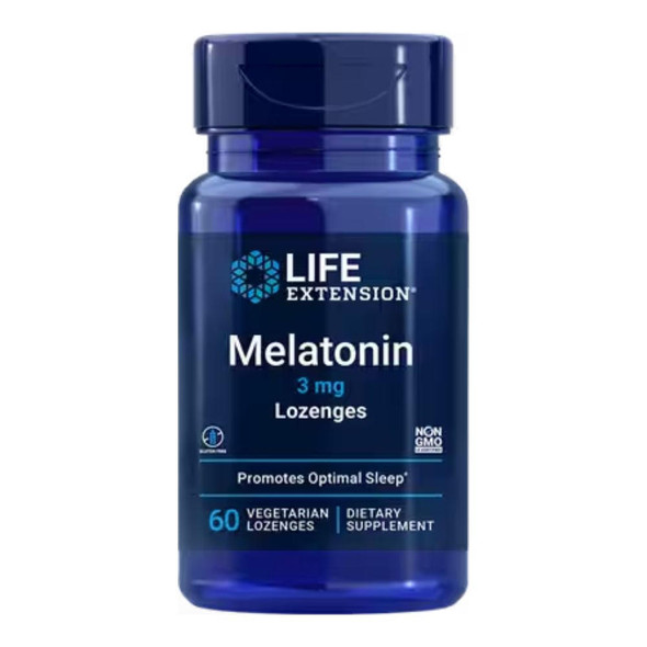  Life Extension Melatonin 3mg 60 Lozenges 