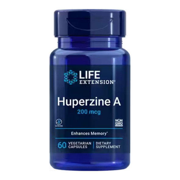  Life Extension Huperzine A 200mcg 60 Capsules 