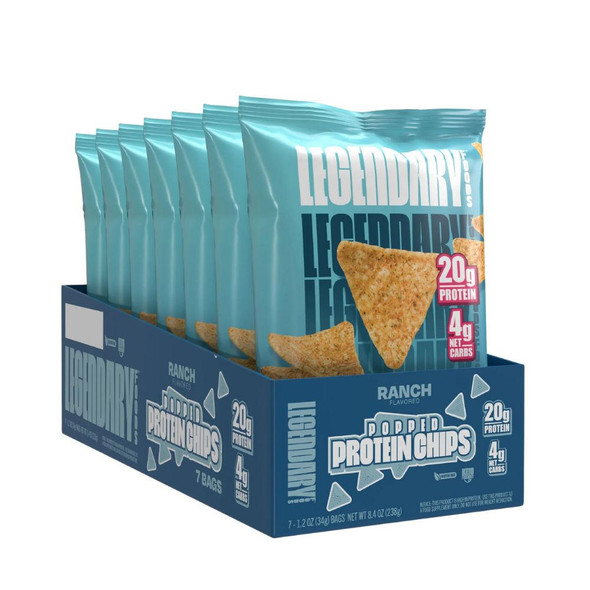 Legendary Foods Legendary Popped Protein Chips 7/Box 