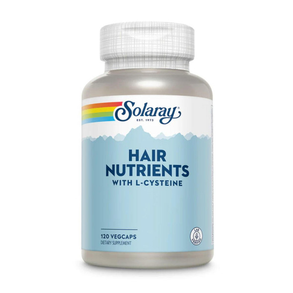  Solaray Hair Nutrients With L-Cysteine 120 Capsules 