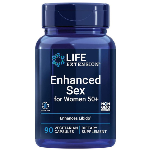  Life Extension Enhanced Sex For Women 50+ 90 Vege Caps 