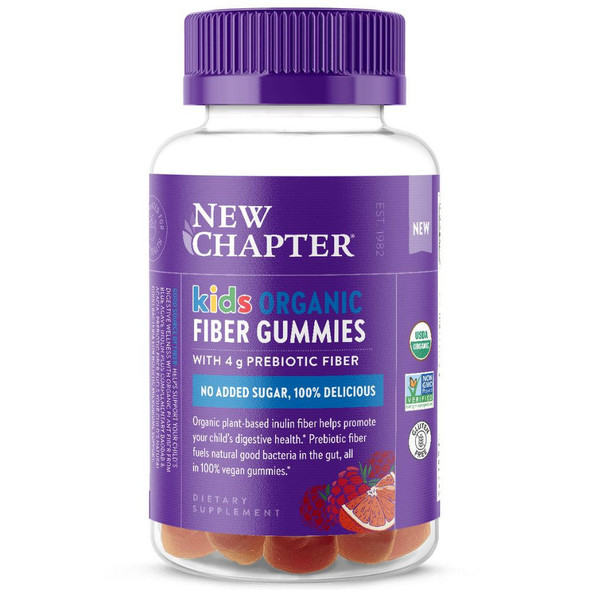  New Chapter Kids Organic Fiber Citrus Berry 60 Gummies 