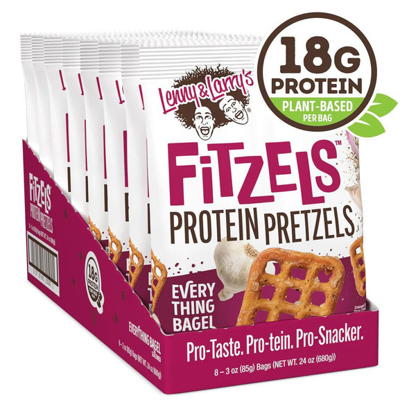  Lenny & Larry's Fitzels Pretzels 8/Box 