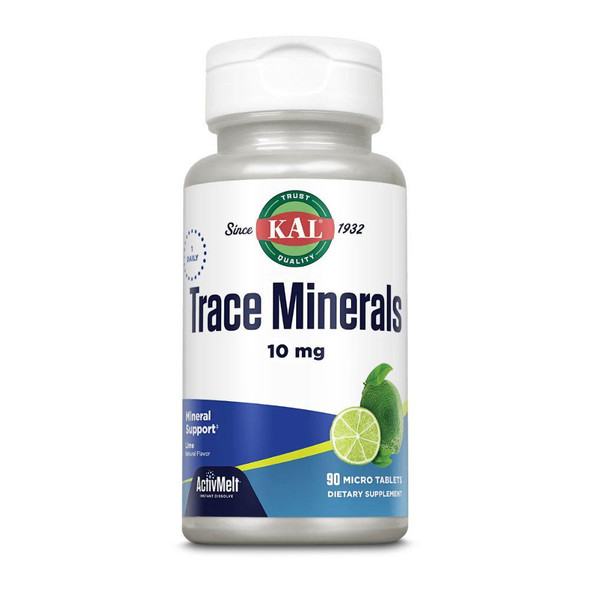 Kal KAL Trace Minerals 10 mg Lime 90 Micro Tablets 