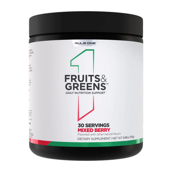 Rule1 Rule 1 Fruits & Greens Powder 30 Servings 