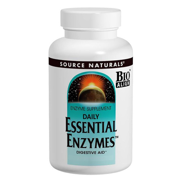  Source Naturals Essential Enzymes 60 Capsules 