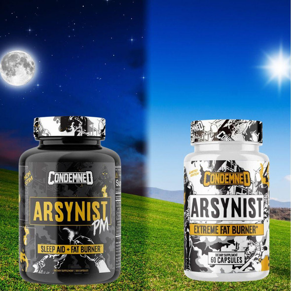 Condemned Labratoriez Arsynist Day & Night Fat Burning Stack 