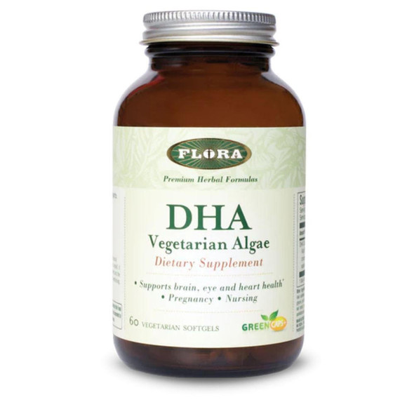 Flora (Udo's Choice) Flora DHA Vegetarian Algae 60 Softgels 