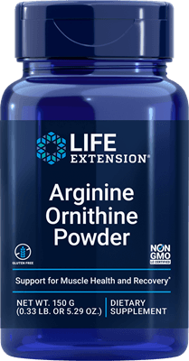  CLEARANCE: Life Extension Arginne Orthinine Powder 150g EXP 01/2026 