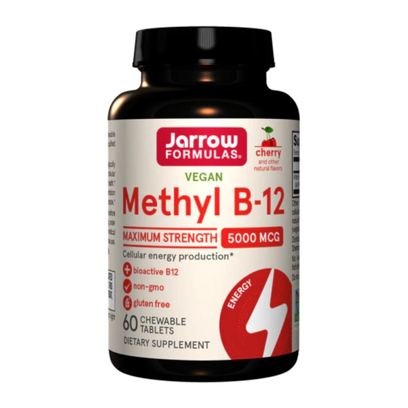  Jarrow Formulas Methyl B-12 5000mcg 60 Lozenges 