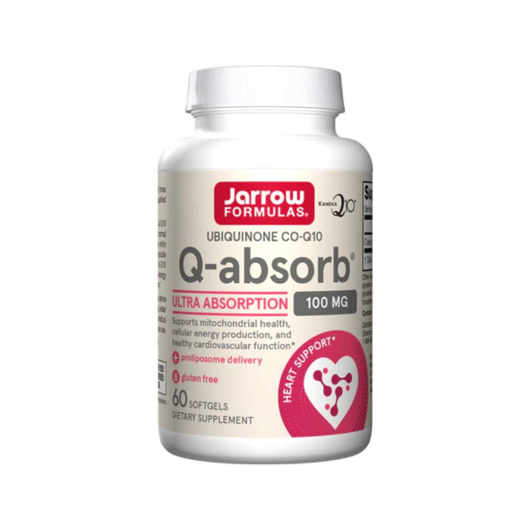  Jarrow Formulas Q-absorb Co-Q10 100mg 60 Softgels 