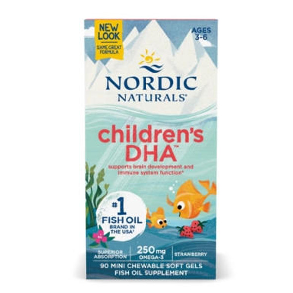  Nordic Naturals Children's DHA 90 SoftGels 