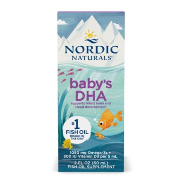  Nordic Naturals Baby's DHA with Vitamin D3 2 Fl Oz 