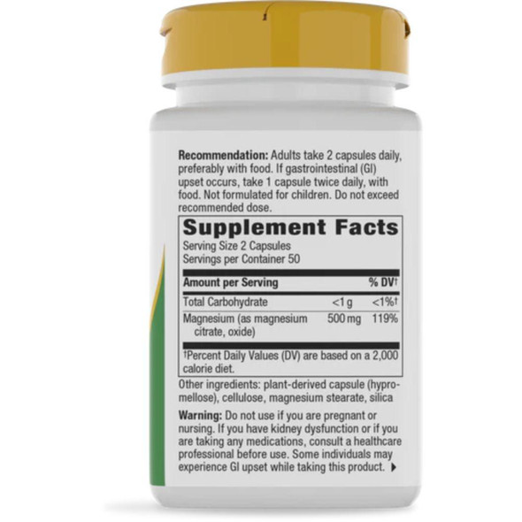  Nature's Way Magnesium Complex 250mg 100 Caps 