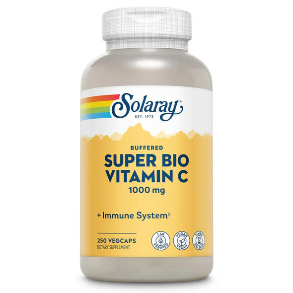  Solaray Timed Release Super Bio Vitamin C 1000mg 250ct 