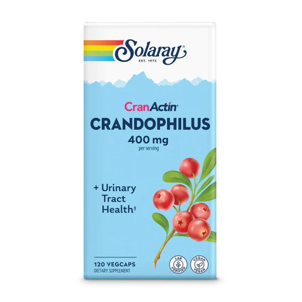  Solaray CranDophilus Cranberry AF Extract 120 Caps 
