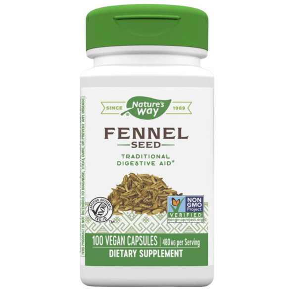  Nature's Way Fennel Seed 100 Capsules 